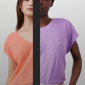 Bundle of 2 EUC BR Factory Linen-Blend Dolman Sleeve Pastel T-Shirts